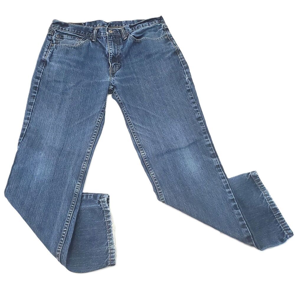 Levi's 514 Men's Denim Jeans Straight Leg 34 X 30 Casual Classic Grunge 90s